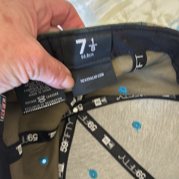 New Camo Panthers fitted 7 1/8 - Picture 3 of 4